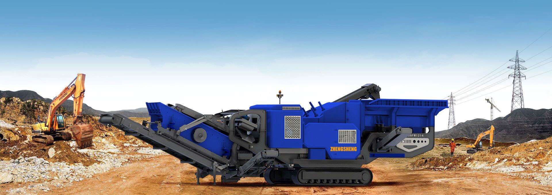 履带式移动破碎站,履带式移动破碎机