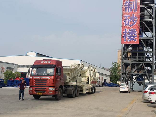 8868在线官网登录入口,移动制砂站,发货,甘肃金昌,用户现场